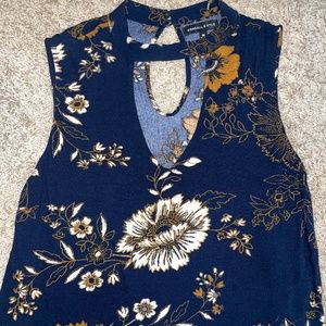 Kendall and Kylie High Neck Peephole Tank Top (M)